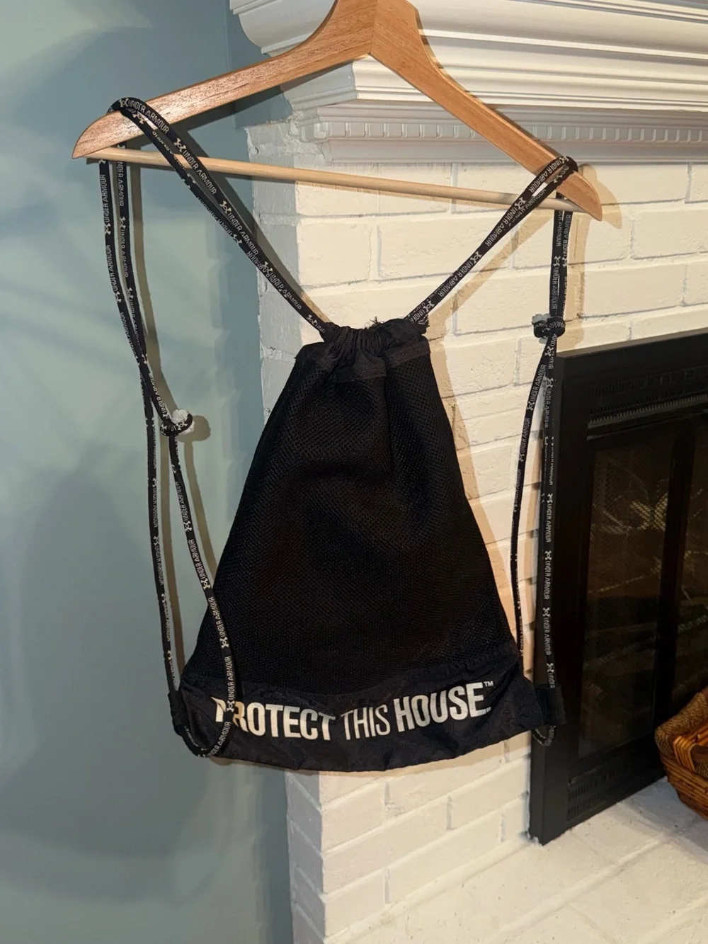 Under Armour Black Drawstring Backpack 